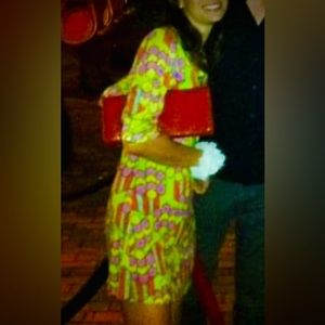 T-Bags Los Angeles 3/4 Sleeve Mini Tunic Dress